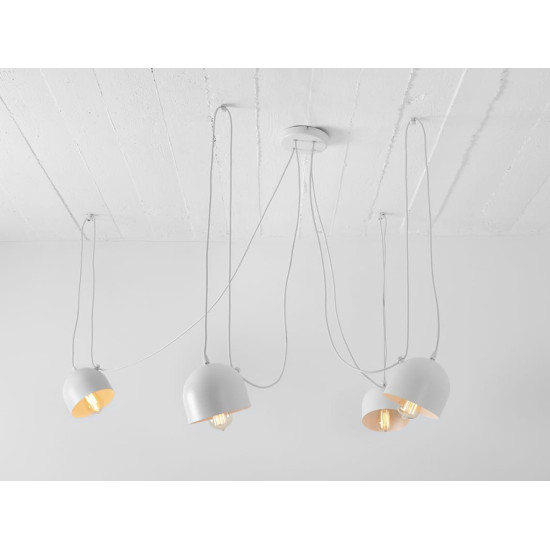 Piekaramā lampa POPO 4 - balta Piekaramā lampa POPO 4 - balta
