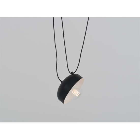 Piekaramā lampa POPO FLAT 1 - melna Piekaramā lampa POPO FLAT 1 - melna