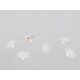 Piekaramā lampa POPO FLAT 6 - balta Piekaramā lampa POPO FLAT 6 - balta