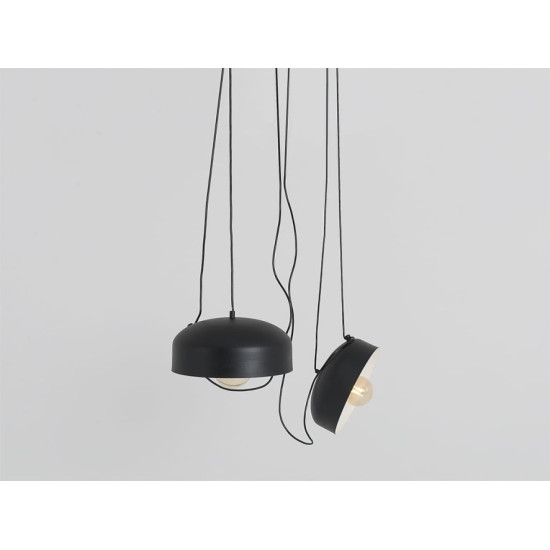 Piekaramā lampa POPO FLAT L 2 - melns Piekaramā lampa POPO FLAT L 2 - melns