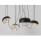 Piekaramā lampa POPO FLaT L 4 - melna