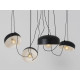 Piekaramā lampa POPO FLaT L 4 - melna Piekaramā lampa POPO FLaT L 4 - melna