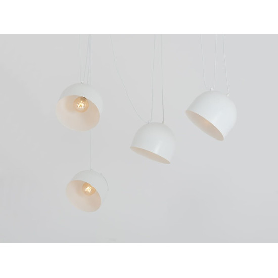 Piekaramā lampa POPO L 4 - balta Piekaramā lampa POPO L 4 - balta