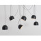 Piekaramā lampa POPO L 6 - melna