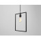 Piekaramā lampa QUADO - melna