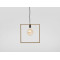 Piekaramā lampa QUADO - zelta