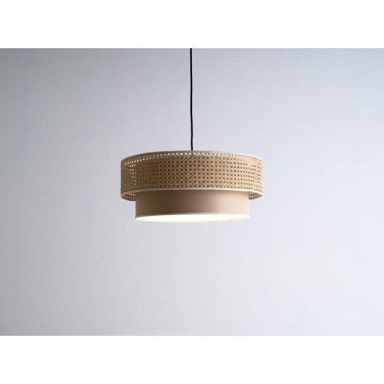 Piekaramā lampa RATIKA 2R 50x20 - bēšs Piekaramā lampa RATIKA 2R 50x20 - bēšs