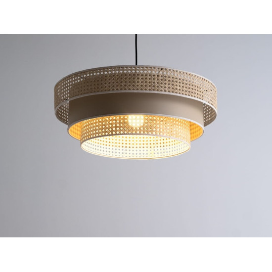 Piekaramā lampa RATIKA 3R 60x20 - bēšs Piekaramā lampa RATIKA 3R 60x20 - bēšs