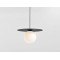 Piekaramā lampa SKIVA BALL L - melns