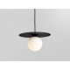 Piekaramā lampa SKIVA BALL S - melna Piekaramā lampa SKIVA BALL S - melna