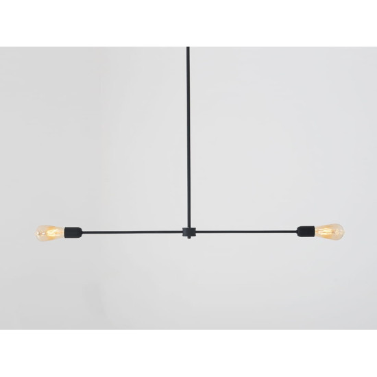 Piekaramā lampa TRISO 2 - melna Piekaramā lampa TRISO 2 - melna