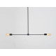 Piekaramā lampa TRISO 2 - melna Piekaramā lampa TRISO 2 - melna