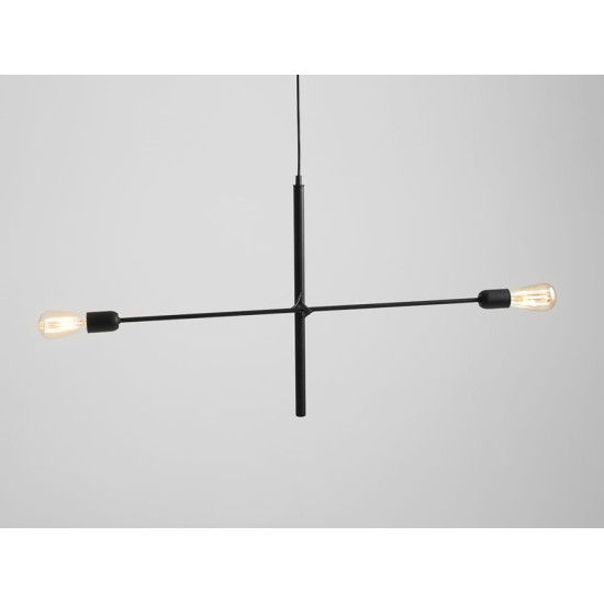 Piekaramā lampa TWIGO 2 - melna Piekaramā lampa TWIGO 2 - melna