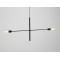 Piekaramā lampa TWIGO 2 - melna