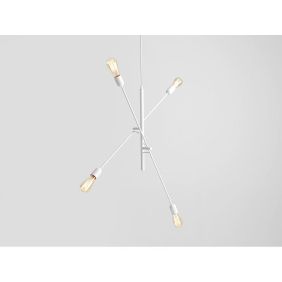 Piekaramā lampa TWIGO 4 - balta Piekaramā lampa TWIGO 4 - balta
