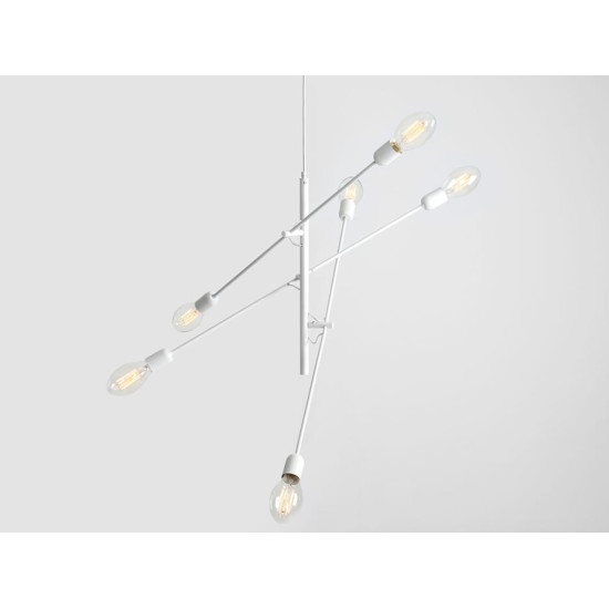 Piekaramā lampa TWIGO 6 - balta Piekaramā lampa TWIGO 6 - balta