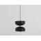 Piekaramā lampa WOMAN S - melna