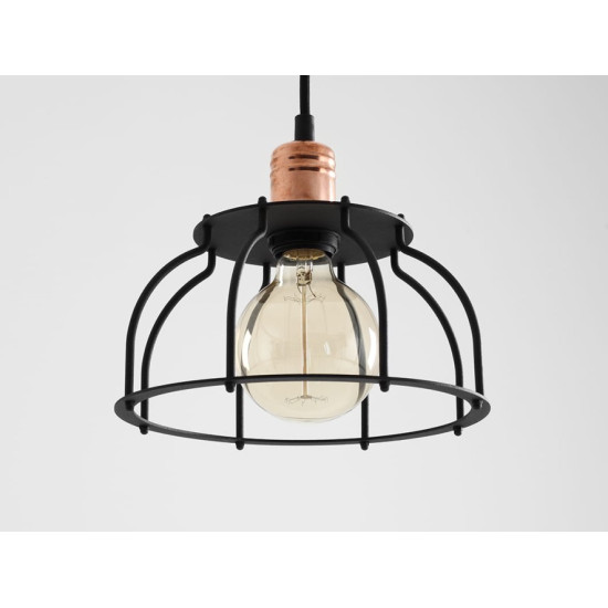 Piekaramā lampa WORKER FAT - melna Piekaramā lampa WORKER FAT - melna
