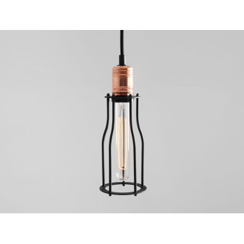 Pendant lamp WORKER TALL - black