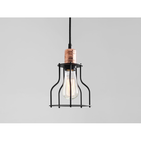 Piekaramā lampa WORKER WIDE - melna Piekaramā lampa WORKER WIDE - melna