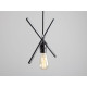 Piekaramā lampa XLAMP - melna Piekaramā lampa XLAMP - melna