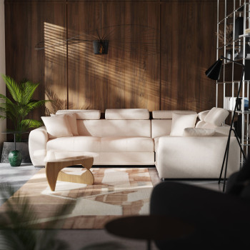 Stūra dīvāns MOON (Izvelkams)