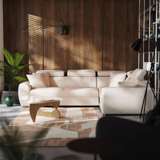 Stūra dīvāns MOON (Izvelkams) image