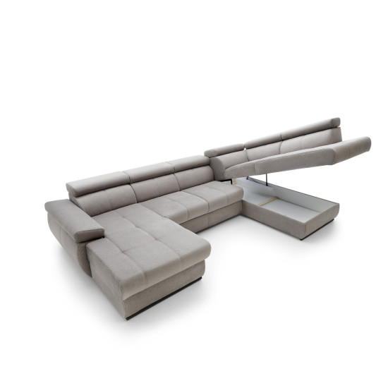 Stūra dīvāns LISBON III (Izvelkams) Izvelkamie dīvāni, Izvelkamie stūra dīvāni image