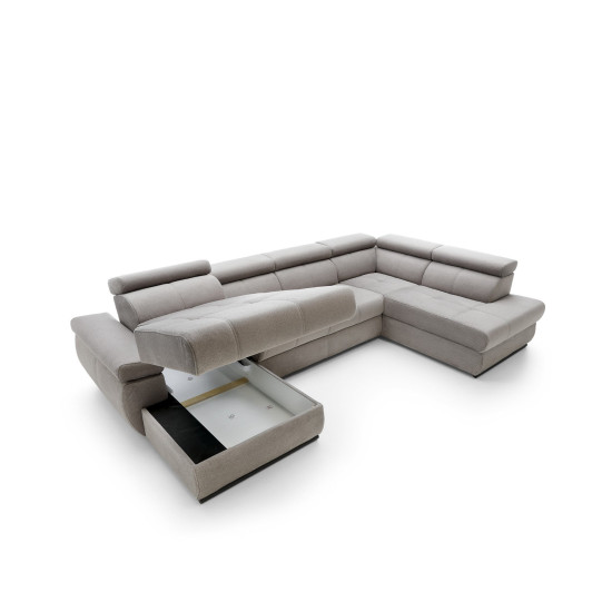 Stūra dīvāns LISBON III (Izvelkams) Izvelkamie dīvāni, Izvelkamie stūra dīvāni image