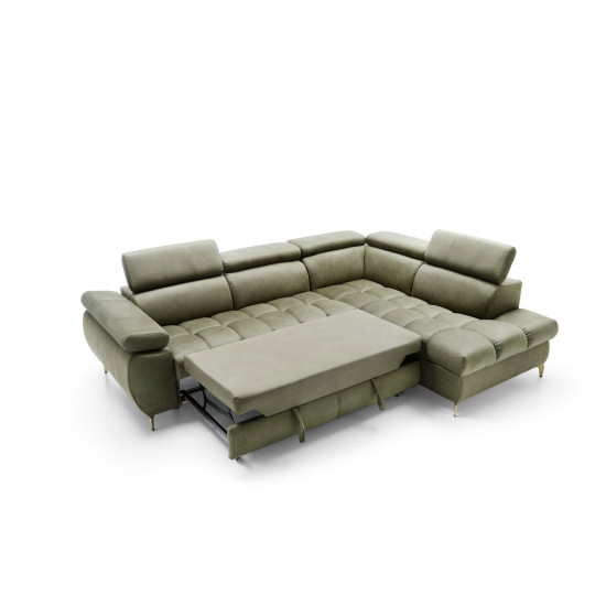 Stūra dīvāns LUGANO II (Izvelkams) Izvelkamie dīvāni, Izvelkamie stūra dīvāni image