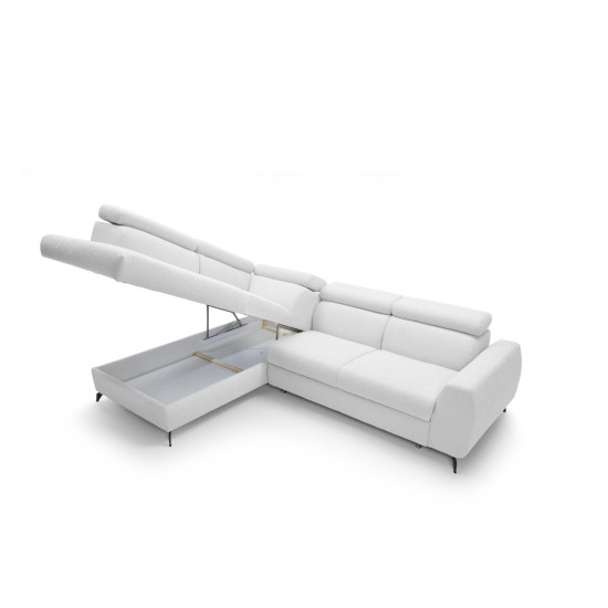 Stūra dīvāns STILLE (Izvelkams) Izvelkamie dīvāni, Izvelkamie stūra dīvāni image