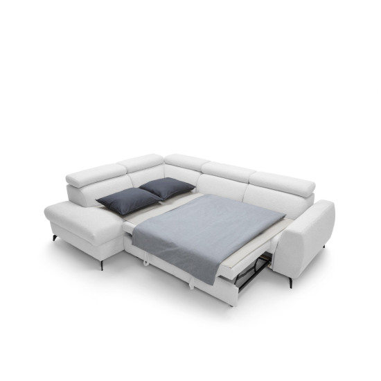 Stūra dīvāns STILLE (Izvelkams) Izvelkamie dīvāni, Izvelkamie stūra dīvāni image