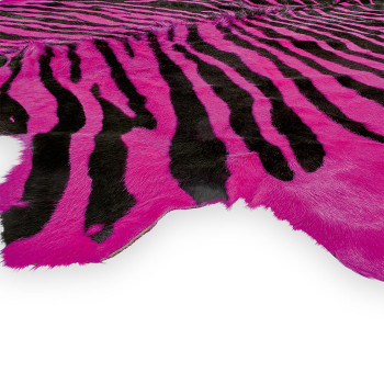 Paklājs PELLE STAMPATA ZEBRA FUXIA, 200 × 240 cm