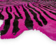 Paklājs PELLE STAMPATA ZEBRA FUXIA, 200 × 240 cm