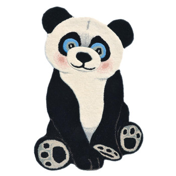 Paklājs ANIMALS PANDA BLACK/WHITE, 60 × 90 cm