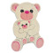 Paklājs ANIMALS POLAR BEAR IVORY/PINK, 60 × 90 cm