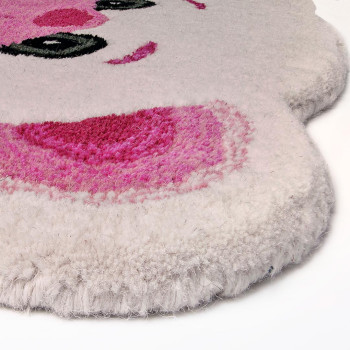 Paklājs ANIMALS POLAR BEAR IVORY/PINK, 60 × 90 cm
