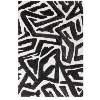 Paklājs VENERE BLACK AND WHITE